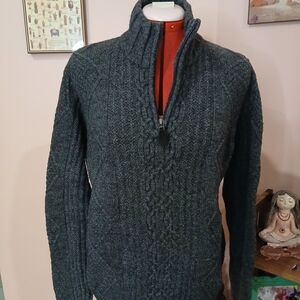 Jos. A. Bank Charcoal Sweater Professor-core